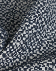 Black and Grey Jacquard Fabric 95197