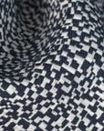 Black and Grey Jacquard Fabric 95197