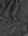 Black and Grey Tweed Fabric 95344