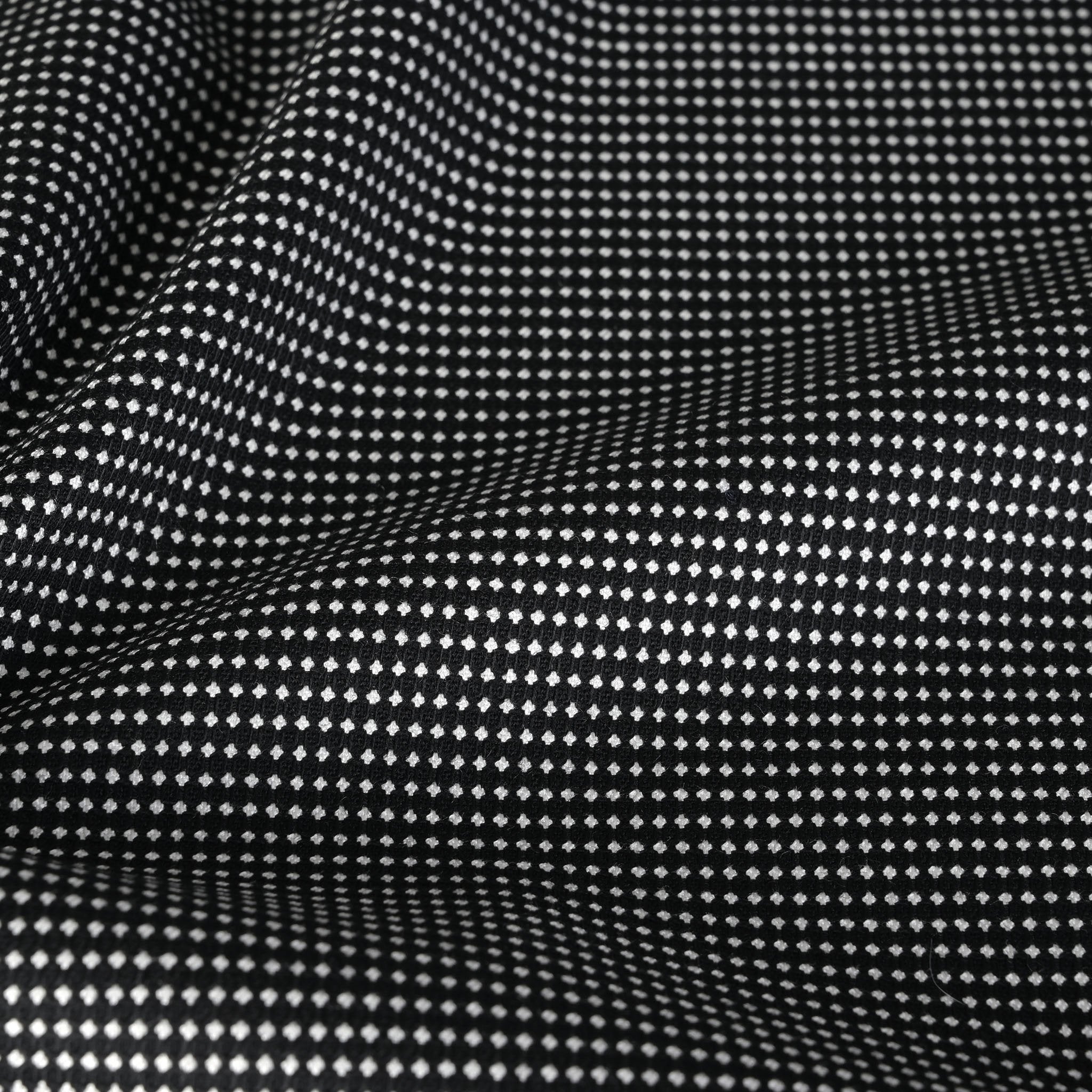 Black and White Suiting Fabric 99217