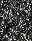 Black and White Tweed Fabric 2327