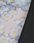 Blue Floral Double Faced Fabric 96896