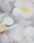 Blue Floral Double Faced Fabric 96896