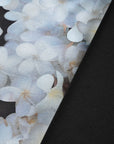 Blue Floral Double Faced Fabric 98884