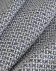 Blue Shiny Tweed Fabric 1199