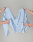 Blue Striped Shirting Fabric 11089