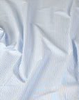 Blue Striped Shirting Fabric 11089