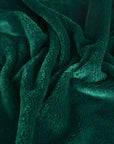 Bottle Green Faux Fur Fabric 4222