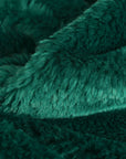 Bottle Green Faux Fur Fabric 4222