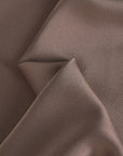 Brown Satin Backed Crepe Fabric 96906