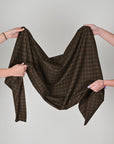 Brown Shiny Suiting Fabric 6358