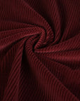 Burgundy Corduroy Fabric 3715