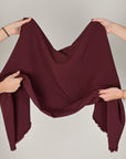 Burgundy Double Weave Fabric 396