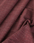 Burgundy Herringbone Suiting Fabric 4291