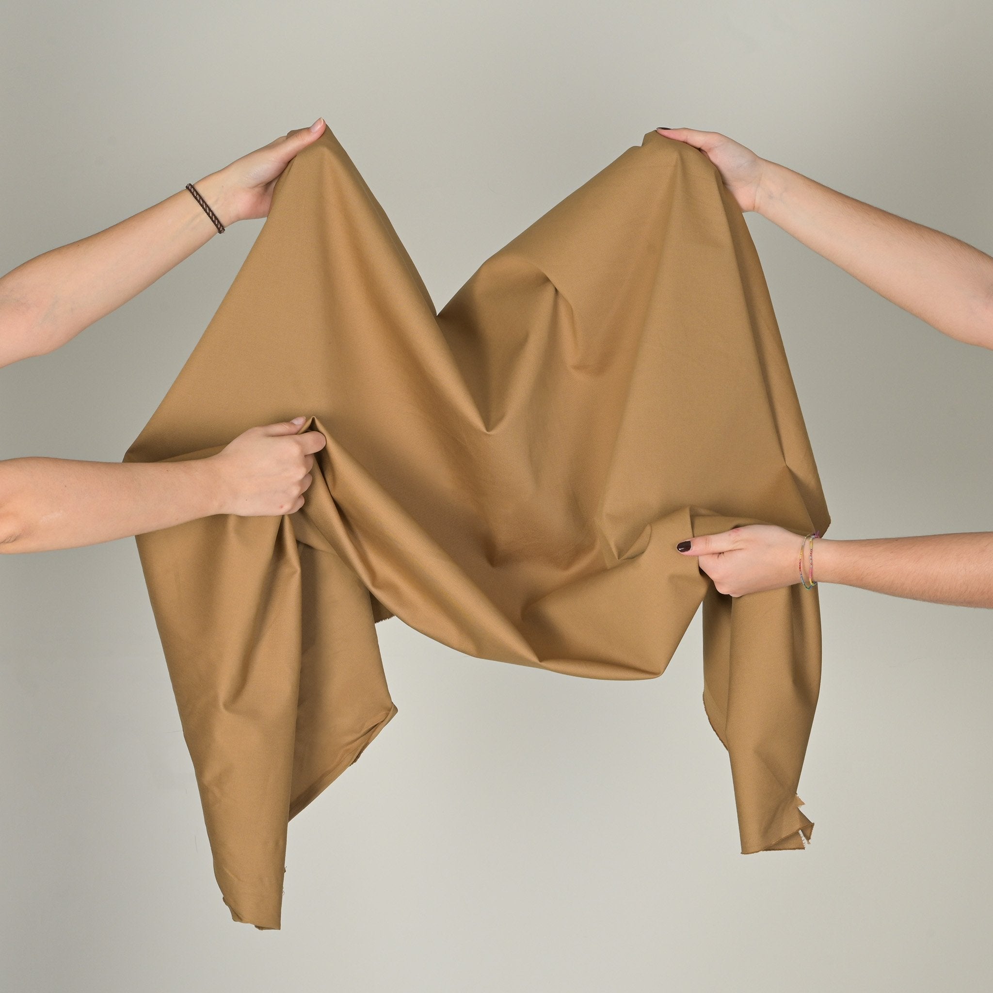 Camel Stretchy Twill Fabric 11096