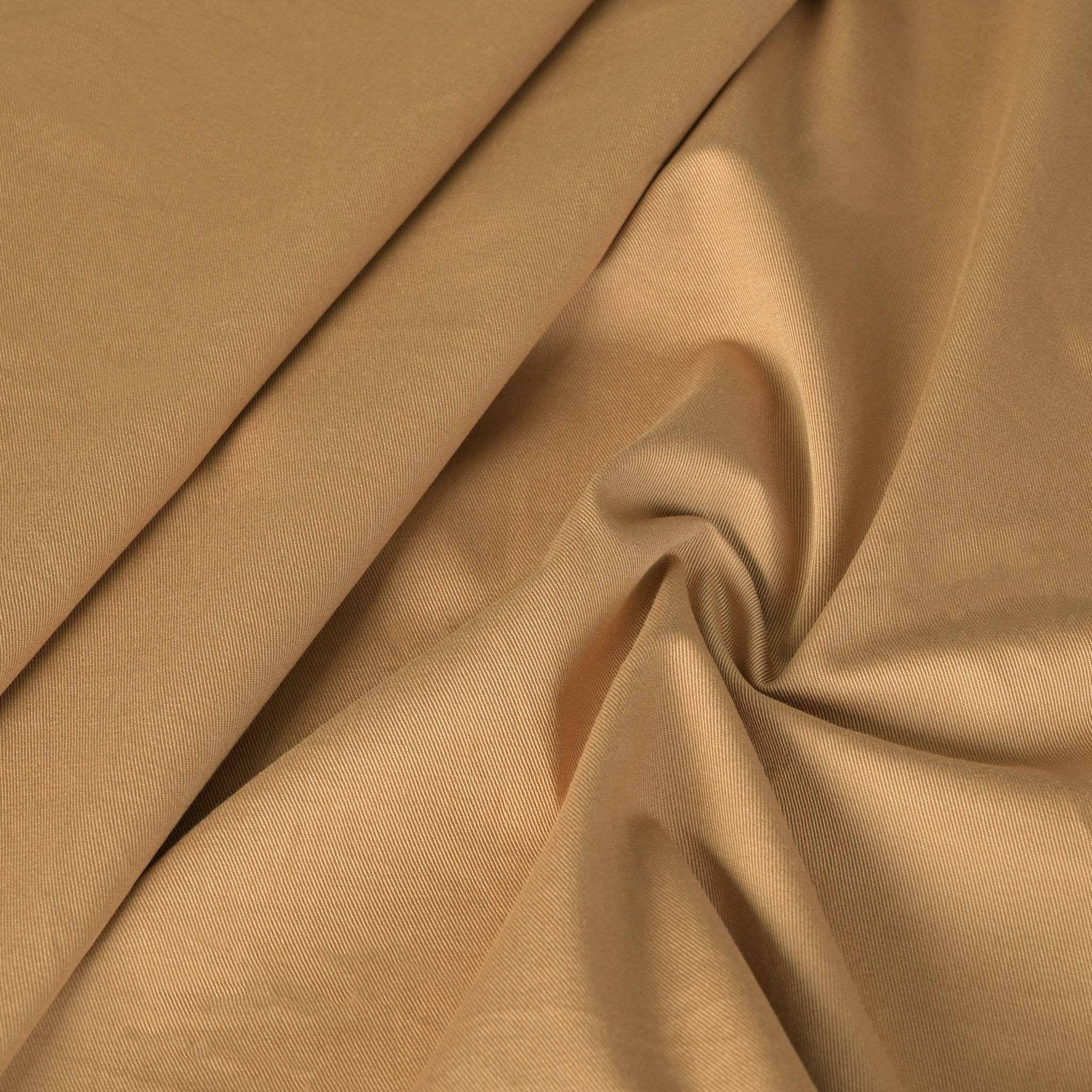 Camel Stretchy Twill Fabric 11096