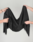 Charcoal Woollen Suiting Fabric 11095