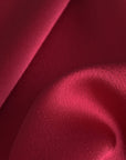 Cherry Satin Backed Crepe Fabric 96891