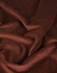 Copper Brown Corduroy Fabric 3732