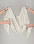 Cream Pinstriped Suiting Fabric 11115