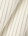 Cream Pinstriped Suiting Fabric 11115