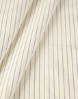 Cream Pinstriped Suiting Fabric 11115