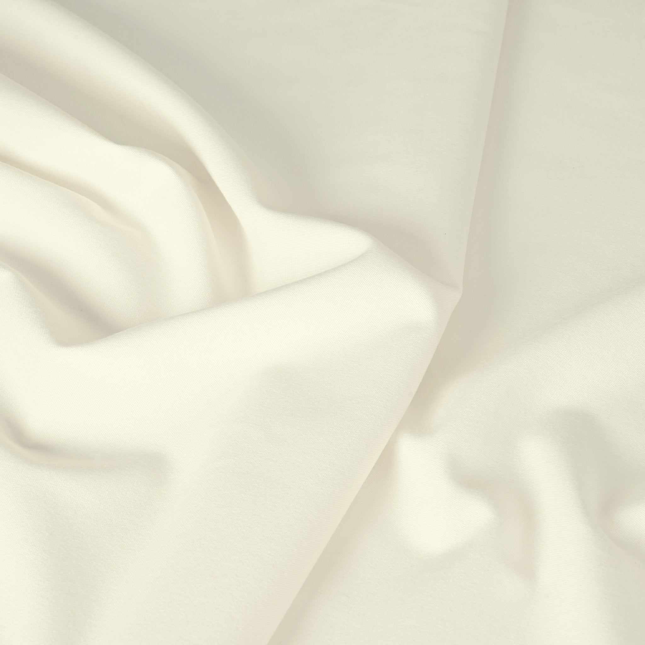 Cream Woollen Canvas Fabric 896