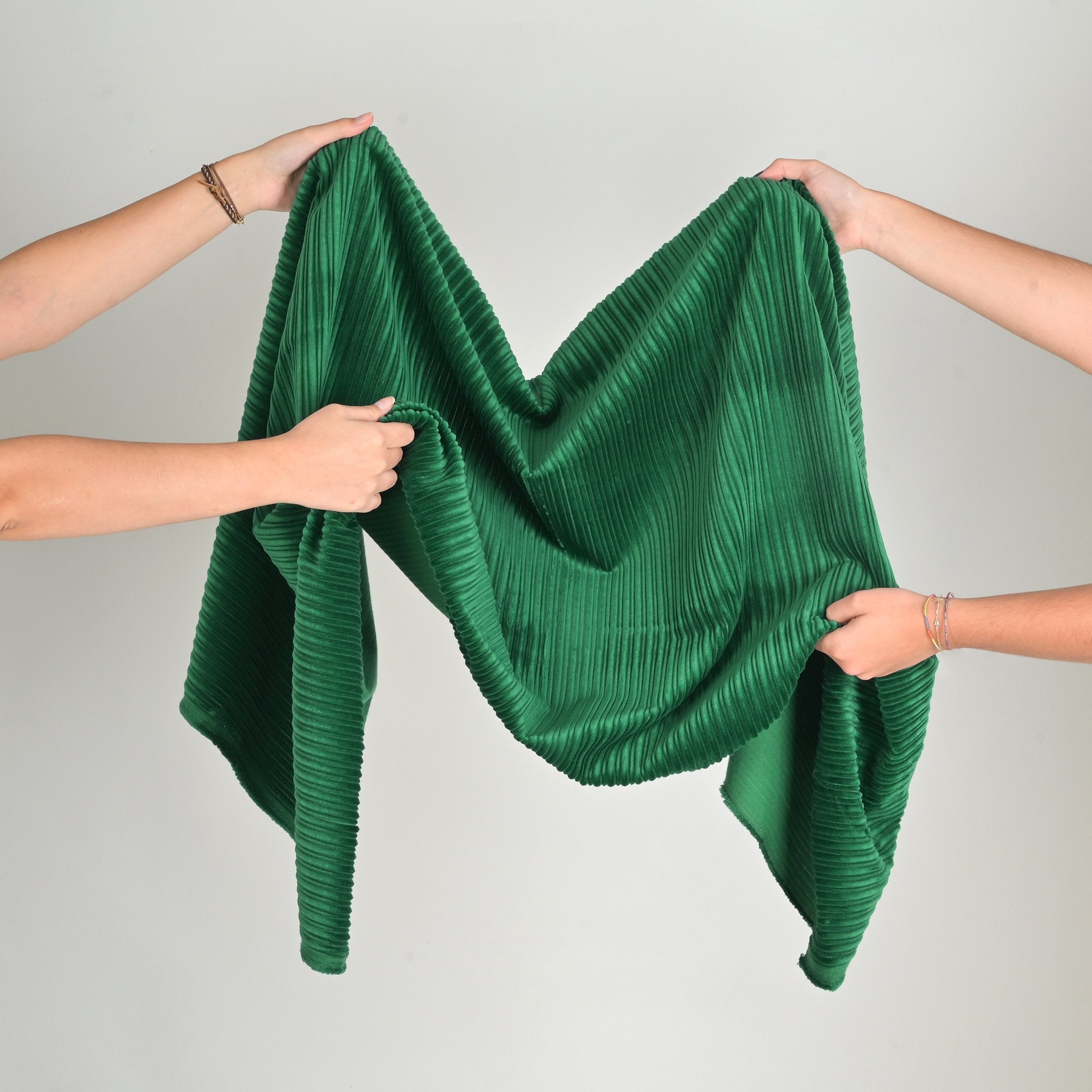 Emerald Green Corduroy Fabric 95364