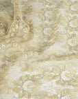 Gold Floral Lace Fabric 95325