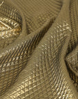 Gold Quilted Fabric 4104