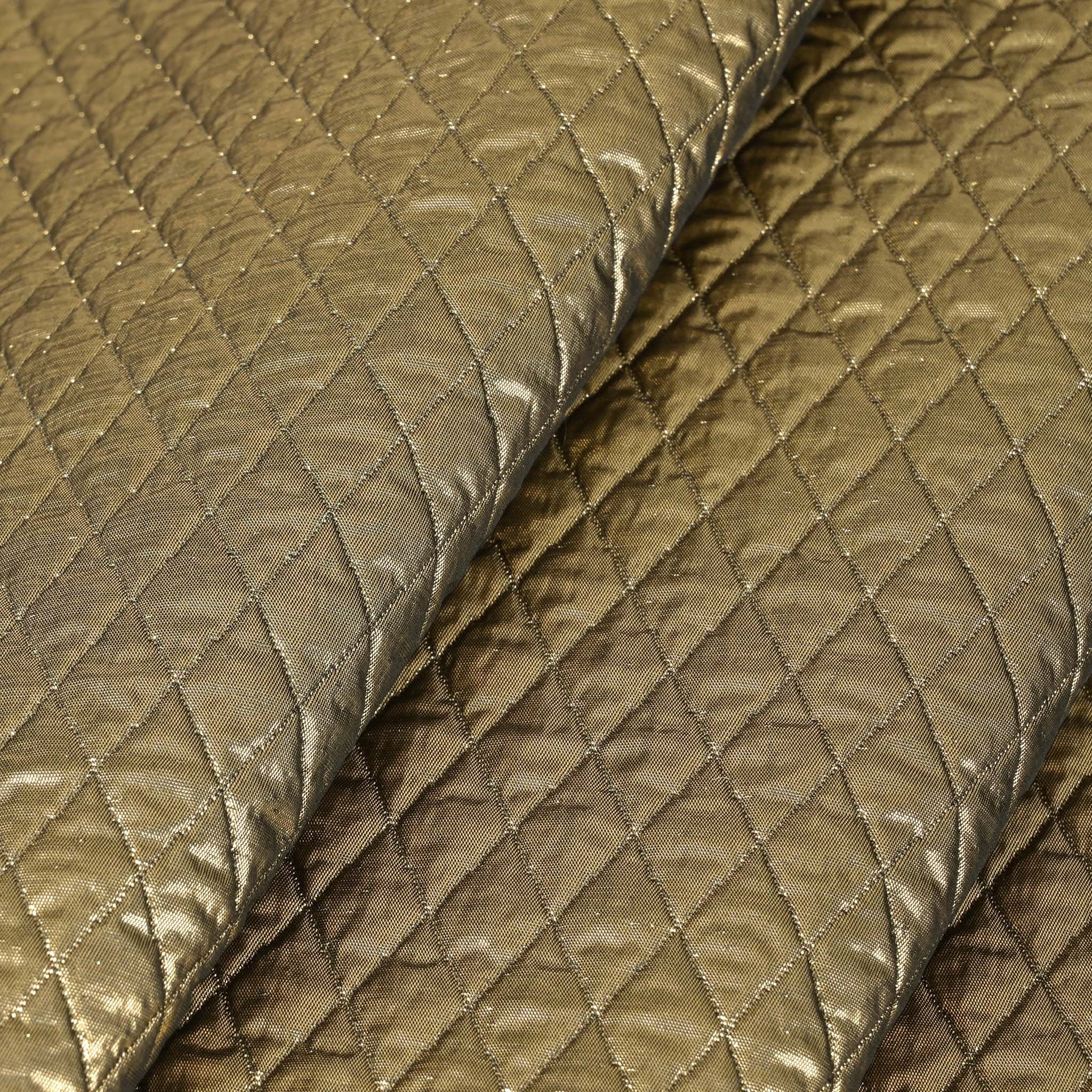 Gold Quilted Fabric 4104