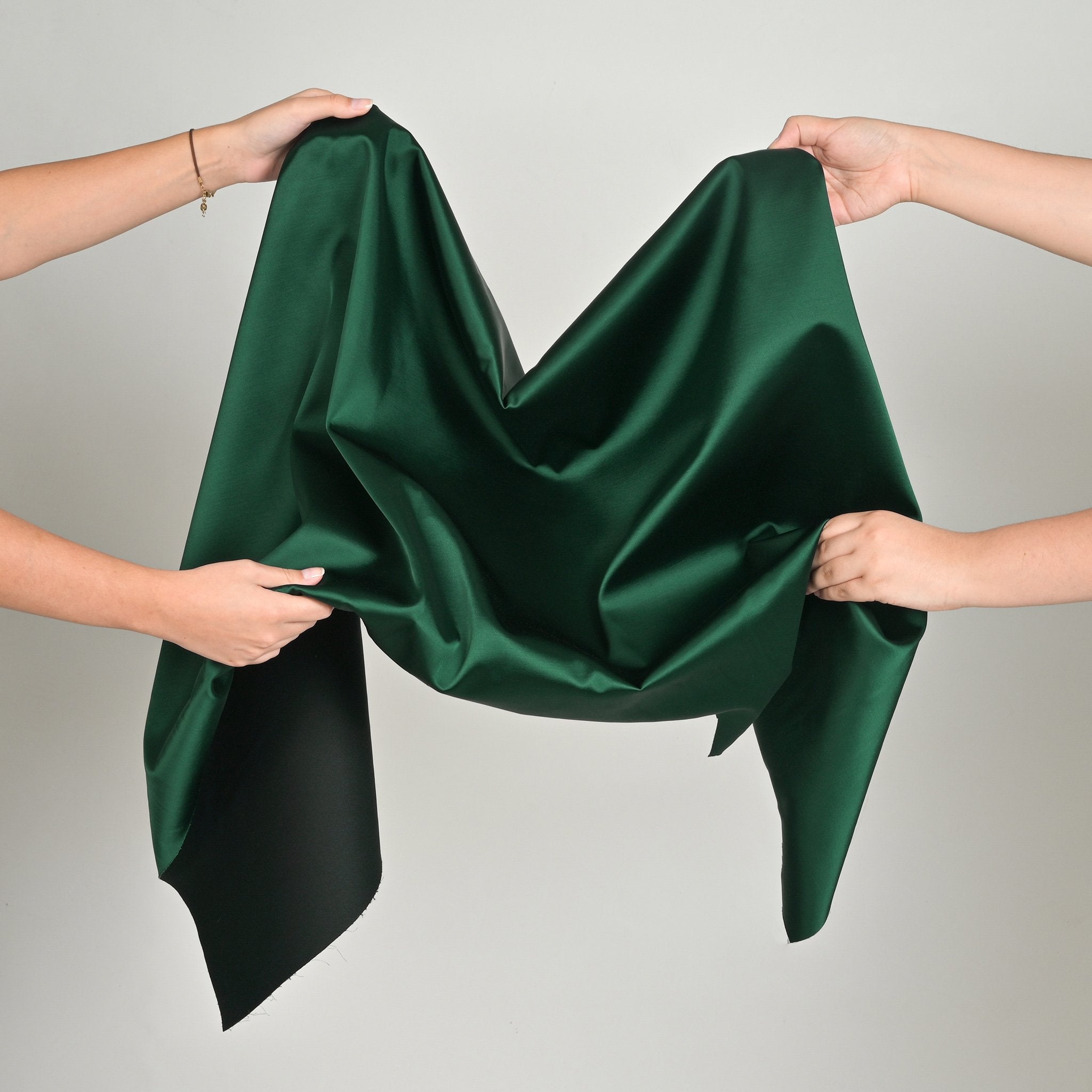 Green Bonded Satin Fabric 97094 Fabrics4Fashion Green Bonded Satin Fabric 97094 Fabrics4Fashion