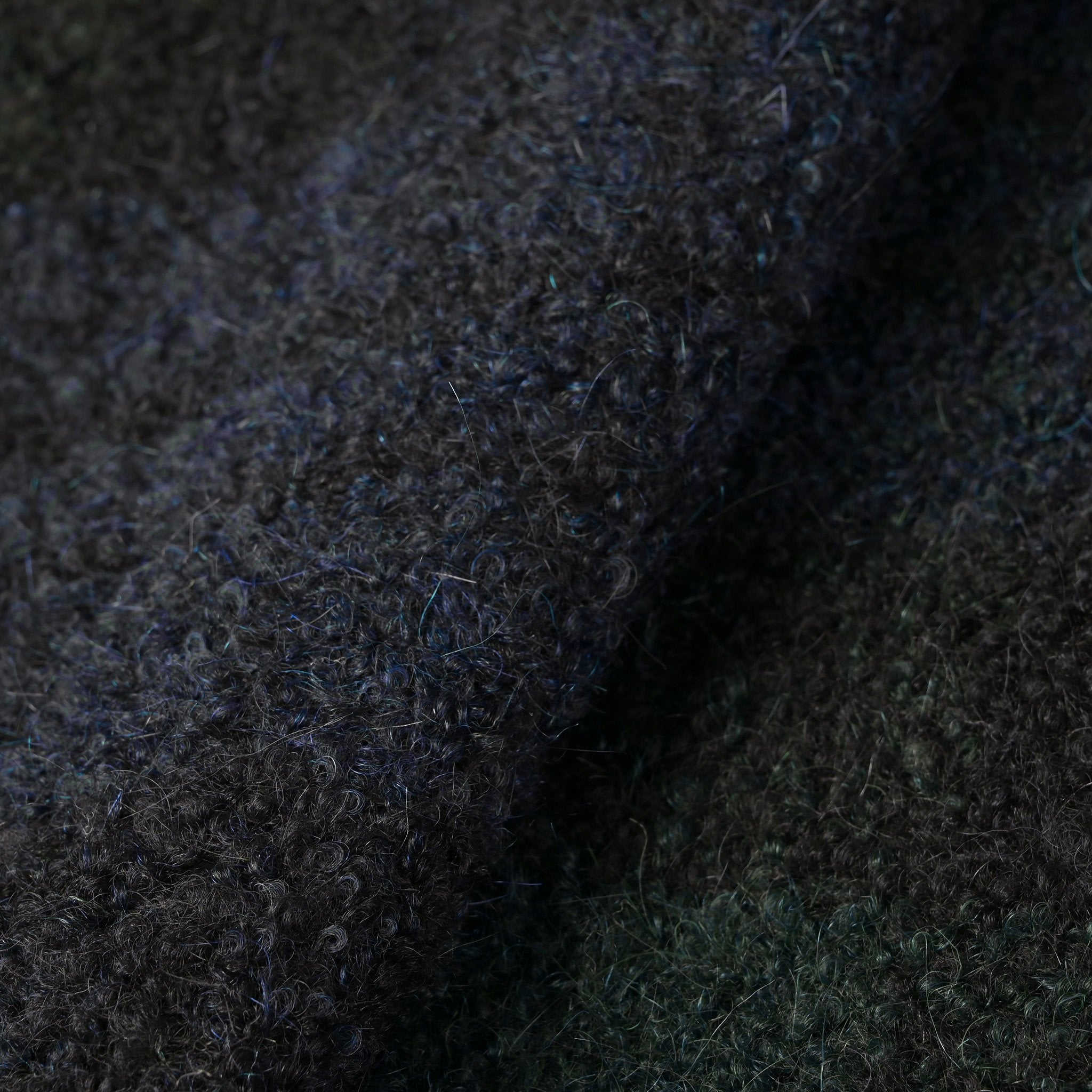 Green Bouclé Coating Fabric 11090