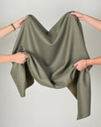 Green Cashmere Coating Fabric 95436