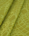 Green Jacquard Fabric 74993