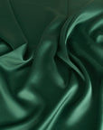 Green Satin Backed Crepe Fabric 8984