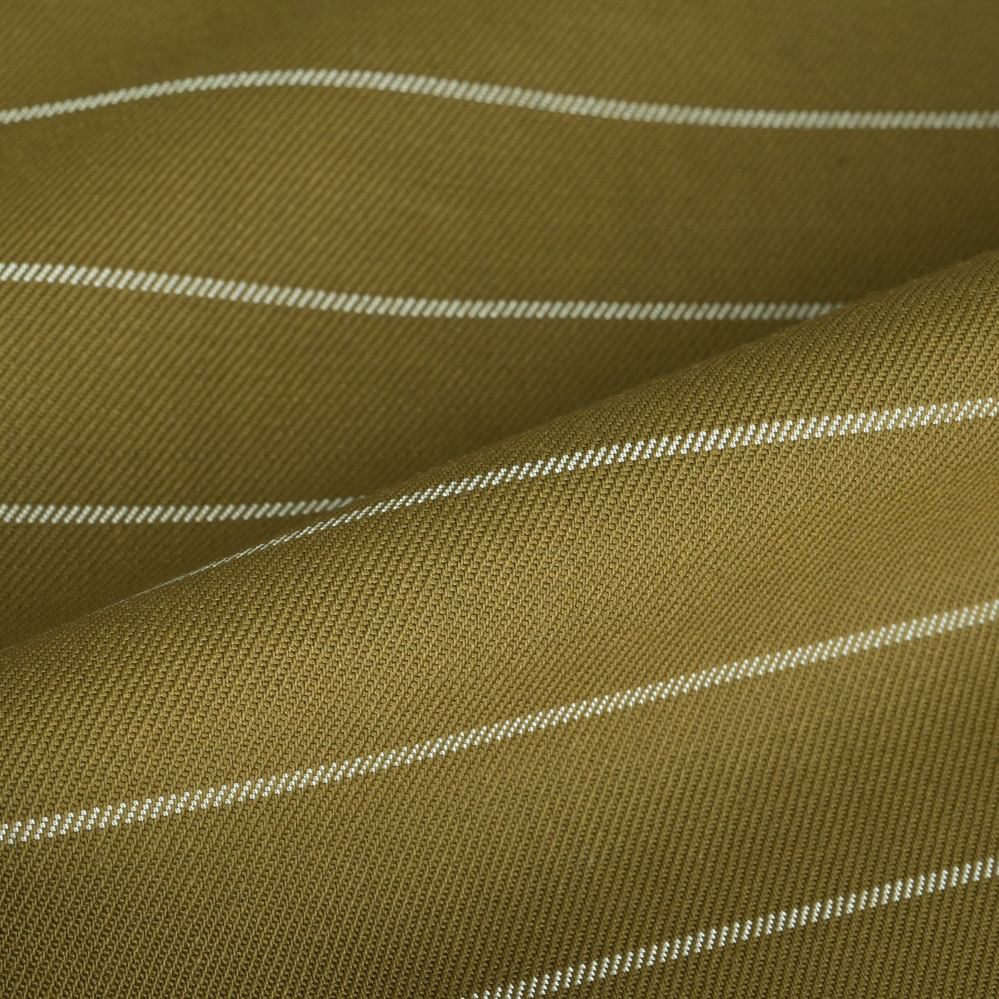 Green Striped Suiting Fabric 4522