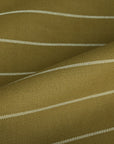 Green Striped Suiting Fabric 4522