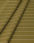 Green Striped Suiting Fabric 4522