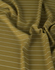 Green Striped Suiting Fabric 4522