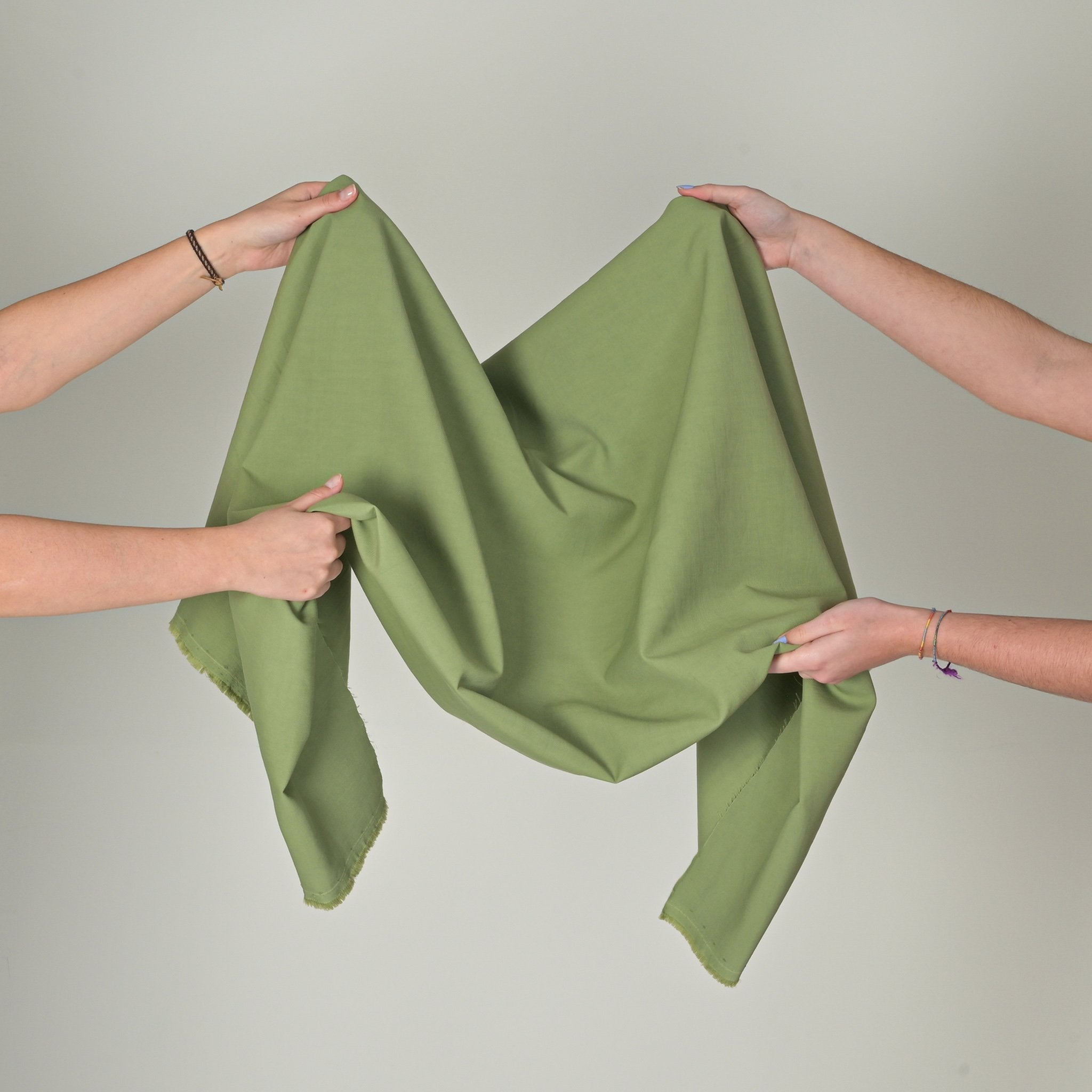 Green Twill Fabric 3204