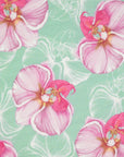 Green and Pink Floral Jersey 6064