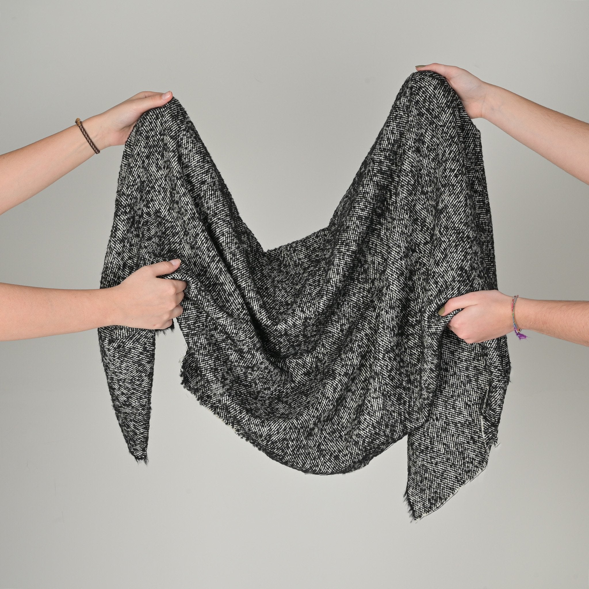 Grey Bouclé Coating Fabric 11092