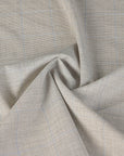 Grey Check Suiting Fabric 11081