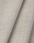 Grey Check Suiting Fabric 11081