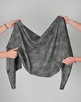 Grey Check Suiting Fabric 95443