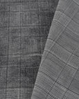 Grey Check Suiting Fabric 95443