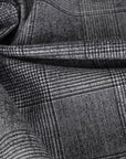 Grey Check Suiting Fabric 95443