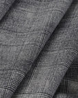 Grey Check Suiting Fabric 95443
