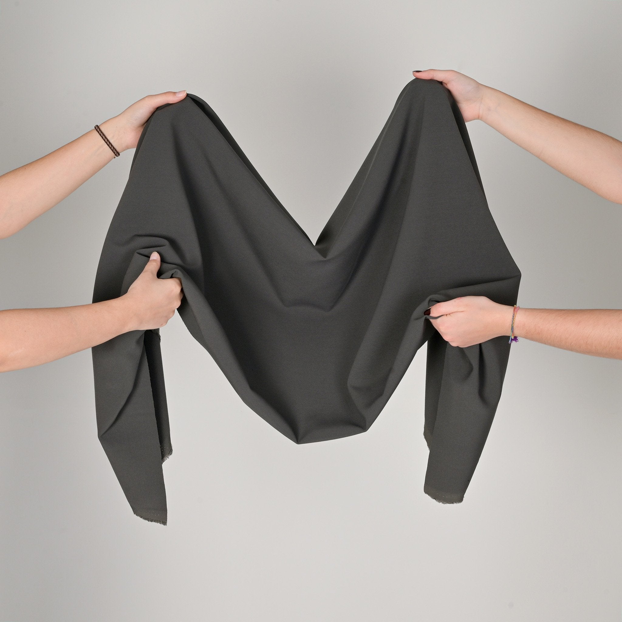 Grey Double Weave Fabric 2191